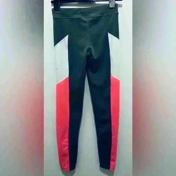 Nike Dri-Fit Tight Fit Leggings, Girls Size XL, Black with Pink & White Panels - Picture 3 of 10